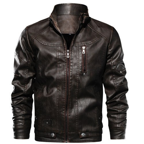 Premium Genuine Leather with Polyester Lining and Zipper Placket