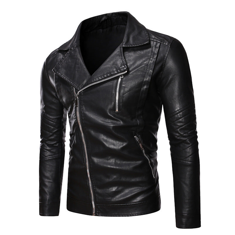 Men's Coat With New Locomotive Leather Jacket In Spring